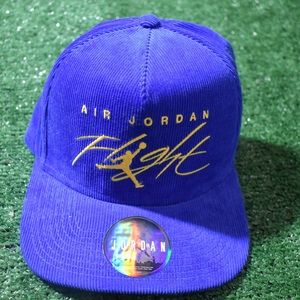 Corduroy Air Jordan Strapback hat new with tags